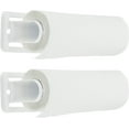 thumbnail image 2 of DecorRack Wall Mount Paper Towel Holder, Flexible Plastic Natural Finish, Cream (2 Pack), 2 of 7