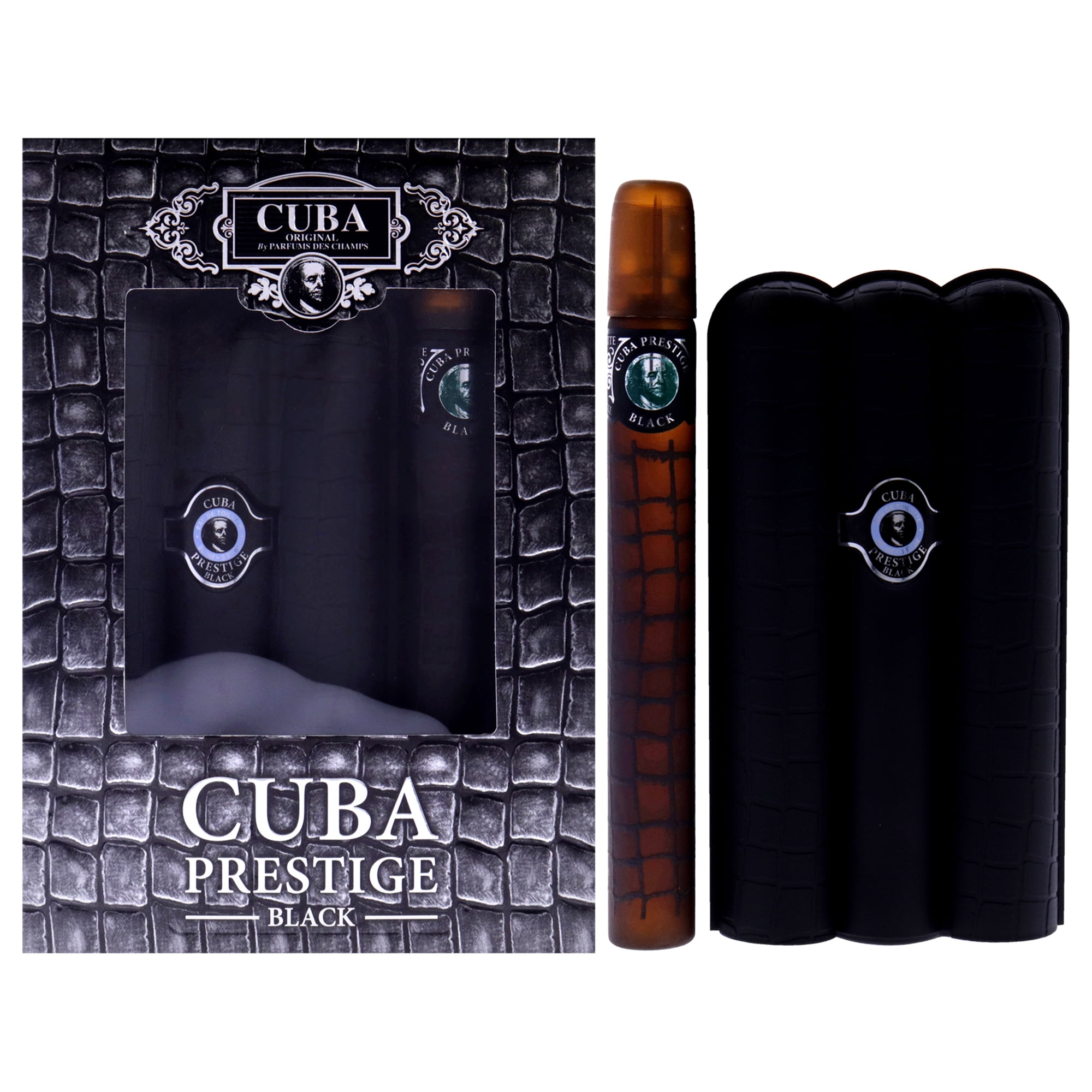 Cuba Prestige Black Cuba Piezas EDT oz y 1,17 oz