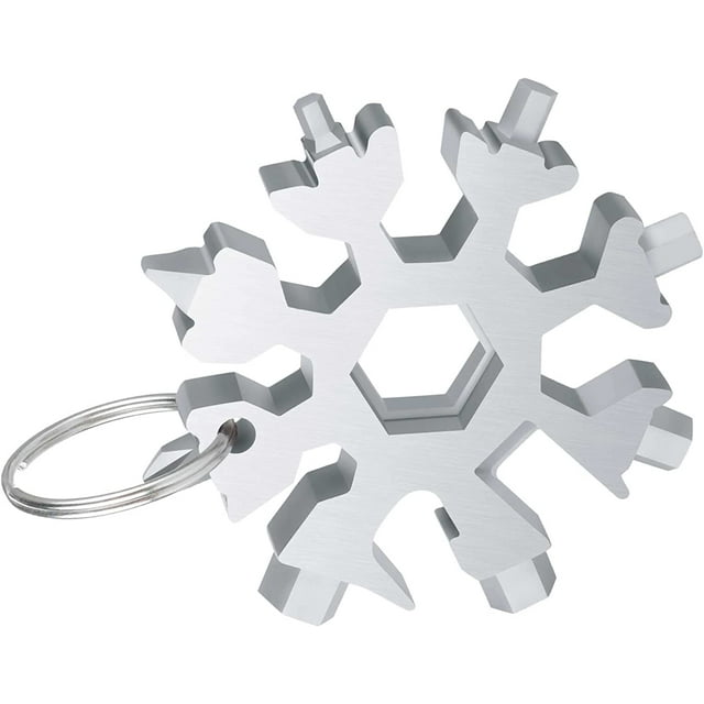 18in1 Stainless Steel Snowflakes MultiTool, Incredible Tool, Easy to