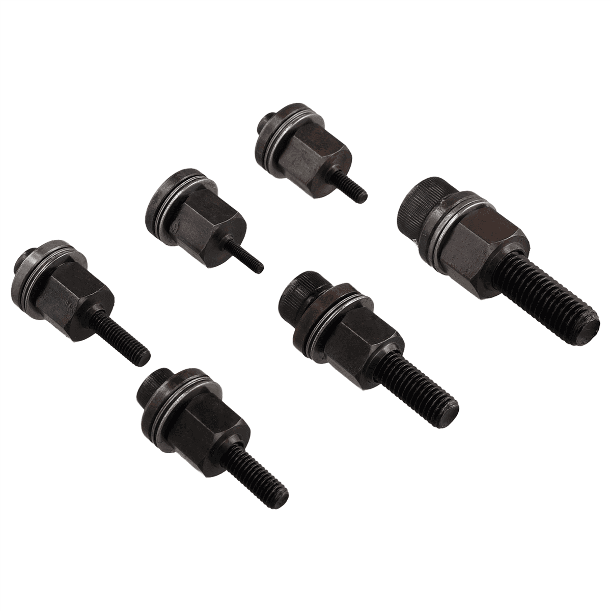 6Pcs Hand Rivet Tool Steel Set Manual Riveter Replace Tip Nut