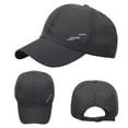 thumbnail image 2 of LiuXxxx Fashion Unisex Sport Climbing Breathable Beach Baseball Cap Hop Sun Hat Adjustable Outdoor Running Visor Lightweight Quick-Dry Curved Brim Dark Gray, 2 of 5