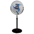 thumbnail image 1 of Westinghouse Oscillating Fan - 16” 3-in-1 Fan Featuring Metal Front Grill, 360° Internal Oscillation Function, Turbo Power, and Three-Speed Setting - Used as Stand, Table, or Wall Fan, 1 of 9