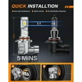thumbnail image 4 of Nilight 9005/HB3 Switchback LED Headlight Bulbs CS1 Series, 4 of 6
