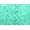 thumbnail image 1 of Ahgly Company Indoor Rectangle Abstract Turquoise Blue Modern Area Rugs, 8' x 12', 1 of 4