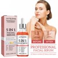2 Pack 5 in 1 Hyaluronic Acid Serum with Vitamin E and Niacinamide for