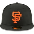 thumbnail image 2 of Men's New Era Black San Francisco Giants Cooperstown Collection Wool 59FIFTY Fitted Hat, 2 of 6