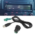thumbnail image 4 of Bouton de Commutation USB Audio de Voiture, Adaptateur de Câble USB ABS Réponse Rapide Flexibilité Supérieure Résistant à la Chaleur pour Lecteur CD RCD510Plus RCD310Plus, 4 of 8