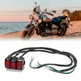 thumbnail image 3 of Unique Bargains 3 Pcs 2 Wires Motorcycle Headlight Switch ON-OFF Button for 7/8" Handlebar, 3 of 4