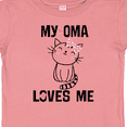 thumbnail image 4 of Inktastic My Oma Loves Me Girl Cat Girls Baby T-Shirt, 4 of 5