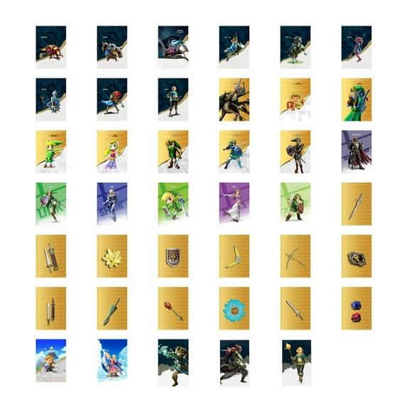 41x Set Mini NFC Cards BOTW TOTK Zelda Tears of the Kingdom Breath of the Wild