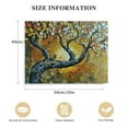 thumbnail image 2 of JEUXUS Art, Modern Painted Abstract Lucky Tree Canvas Art Canvas Living room bedroom dining room Wall Decoration Wood Inside Framed Ready to Hang 20x16in, 2 of 5