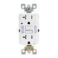 thumbnail image 1 of GFCI Outlet Leviton SmartLockPro, 20 A, 125 V, dúplex, blanco, paquete de 1, 1 of 6