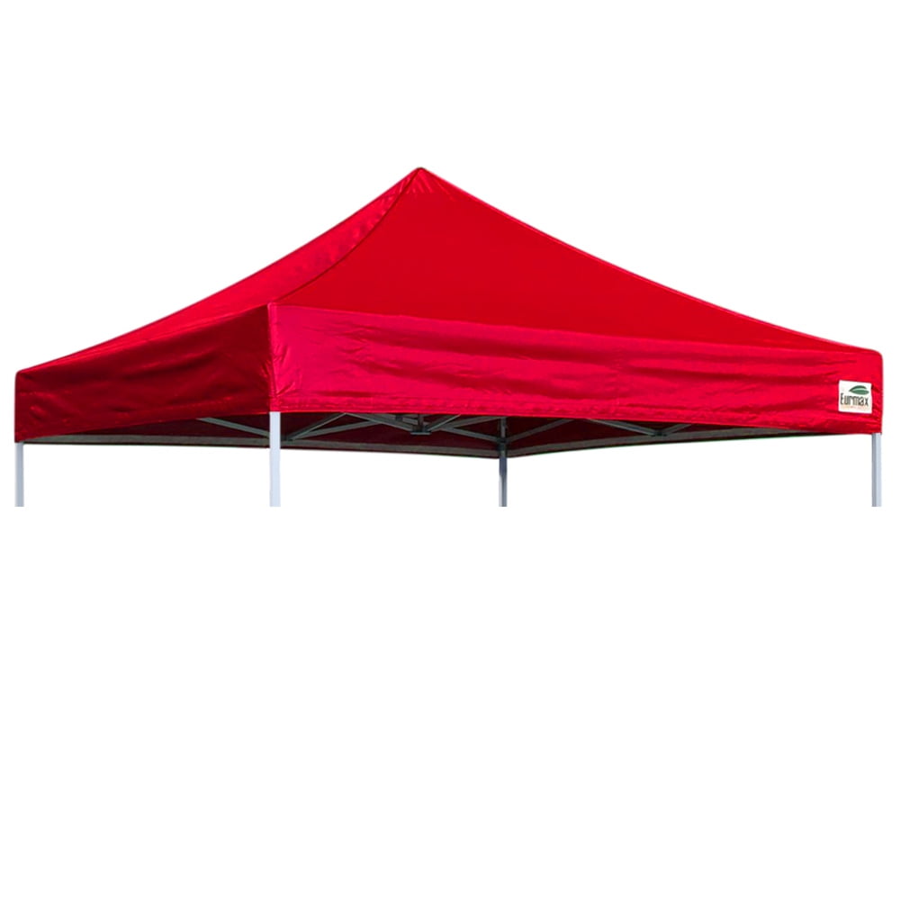 Eurmax Canopy Replacement Top only, 10' x 10' Red Popup Outdoor Canopy