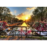 Jigsaw puzzles Shining canals and streets (Amsterdam) 500 pieces (38 x 53 cm)