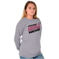 thumbnail image 3 of Lean Mean Cancer Fighting Machine BCA Women Plus Size Long Sleeve Graphic Tee Brisco Brands 2X, 3 of 5