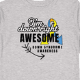thumbnail image 4 of Inktastic Im Down Right Awesome Down Syndrome Awareness with Arrow Boys or Girls Long Sleeve Toddler T-Shirt, 4 of 5