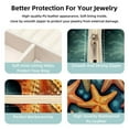 thumbnail image 3 of Starfish Travel Portable Jewelry Organizer Box with Earring Holder, Bracelet Holder, and Necklace Organizer for Girls and Women, 3 of 6