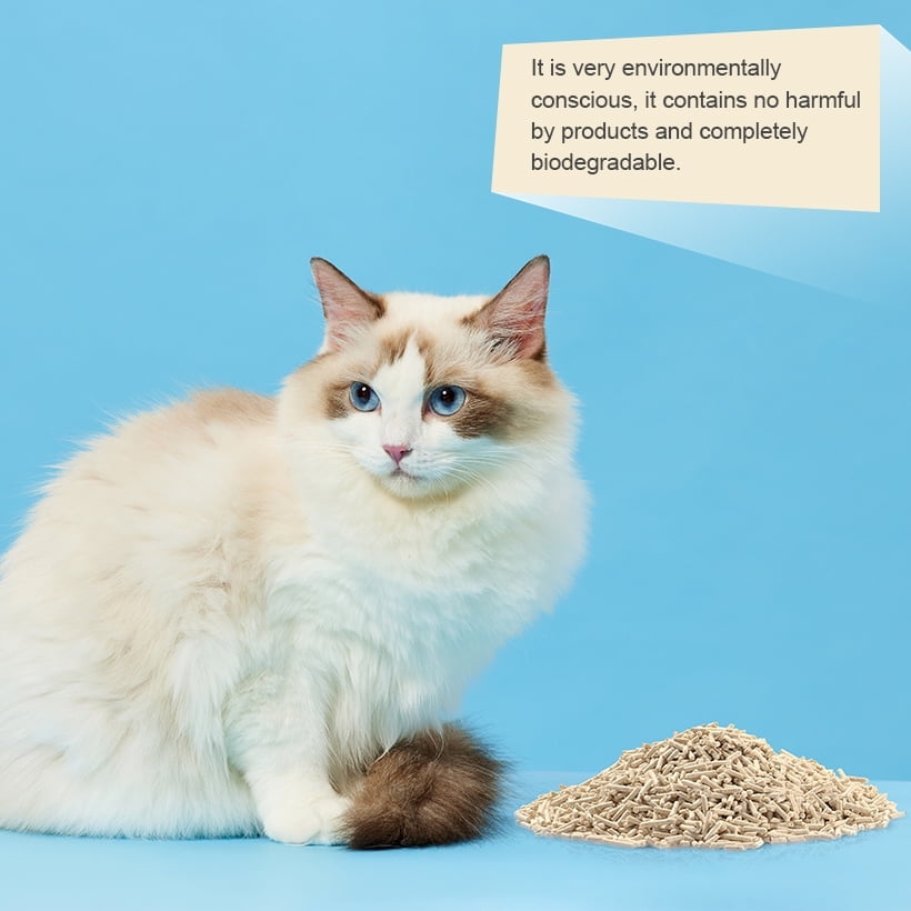 4.8kg Tofu Cat Litter 2mm Cat Sand Eco Friendly Cat Litters 2 Packs 2.4kg Pack Walmart