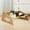 Yellow, variant on Cat Hammock,Portable Cat Hammock Bed for Indoor Cats Kitten,Indoor Small Puppy Dog Hammock Playing Resting,Wooden Elevated Cat Bed Pet Cat Furniture Hammock,Small Animal Cat Sleeping Bed Stripe