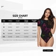 thumbnail image 5 of Uemuo Butterfly Pattern Women's One Piece Short Sleeve Swimsuit Rash Guard Surfing Modest Quick-drying Swimsuit Beach Essentials-Medium, 5 of 9