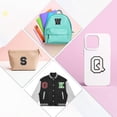 4 Pcs 3 Inch Iron-on Letters Patches, Letter N Embroidered Alphabet ...