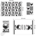 thumbnail image 2 of Chicken Hen Kitchen Dish Towels Set of 2, Home Sweet Home Buffalo Plaid Check Hand Towels Farm Drying Baking Cooking Cloth, Spring Egg Farmhouse Home Kitchen Decor 18 x 26 Inch, 2 of 6