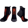 thumbnail image 6 of Super Duper Thick Extra Cushiony Athletic Running/Jogging Ankle Socks. Maximum Performance Sports Tabbed Socks With Arch Support & Heel Pocket for Men and Women. 6 Pack with Red. One Size, 6 of 6
