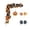 B, variant on Fall Pumpkin Vine Garland, 68.90 x 3.94 x 3.94 In Plastic Autumn Vine for Home Indoor Outdoor Porch and Halloween Decoration,D
