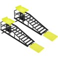 thumbnail image 1 of 2-Pack Hydraulic Car Ramps 5T/12000 lbs Heavy Duty Steel Car Lift Ramps Adjustable 9.45-13.78 In for Oil Change and Auto Repair Yellow, 1 of 7