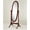 Cherry, variant on Copper Grove   Monks Hood Traditional Wooden Floor Cheval Mirror Pink Pink