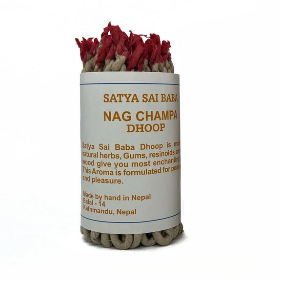 Lamatar1 Collection Hand-Rolled Tibetan Nag Champa Rope Incense – 3.5″ / ~35-40 Ropes Bundle – Natural Himalayan Herbs & Resins, Lokta Paper Wrap – Made in Nepal