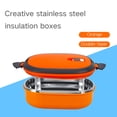 thumbnail image 3 of 1 Layer Portable Stackable Supper Dinner Lunch Box,Stainless Steel Insulated Food Storage Box Food Warmer Bento Box Hot Food Lunch Containers, 3 of 9
