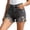 Gray, variant on Yifymode Jean Shorts Womens Summer Mid Rise Stretchy Ripped Denim Shorts Casual Mid Thigh Cut Off Jorts with Pockets,Light Blue S
