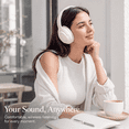 thumbnail image 6 of Y08 Over-Ear Headphones Bluetooth 5.4 Active Noise Cancelling Hi-Res Audio 50H Playtime Off-white, 6 of 6