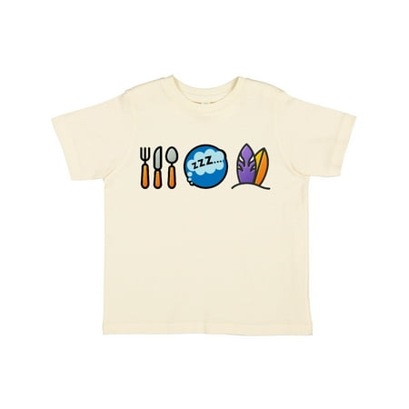 

Inktastic Surfing Eat Sleep Surf Gift Toddler Boy or Toddler Girl T-Shirt