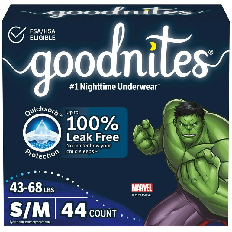 goodnites男の子用 XL13枚入 Goodnites Nighttime Bedwetting Underwear for Boys, Sizes