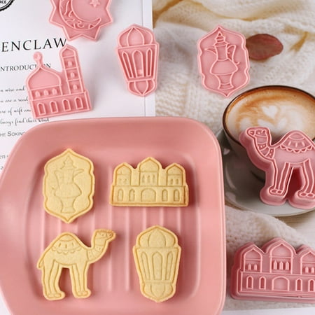 

Biscuit Cutters Set Sturdy Food-grade Plastic Camel Moon Star Kerosene Biscuit Molds in Graduated Sizes Shape Molds for Pastries Doughs Doughnuts 6 Pieces