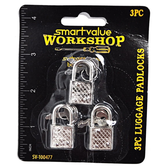 Smart Value Workshop Luggage Padlocks