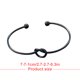 thumbnail image 5 of Sonducket Brazalete de brazo, joyería de Metal, exquisito brazalete para mujer, adorno para el cuerpo, adorno de mano, para brazos con forma Ropa, zapatos y accesorios Miscelánea Nudo, Negro, 5 of 6