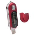 thumbnail image 3 of Reproductor de MP3 Portátil USB, Música, Pantalla LCD Digital, Bluetooth, Radio FM, Música Multifunción Rojo., 3 of 5