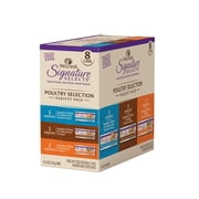 Wellness CORE Signature Selects Variety Pack Adult Canned Wet Cat Food, Natural, Protein Rich, Grain Free, Poultry Recipes, 2.8 oz, Pack of 8 Cans