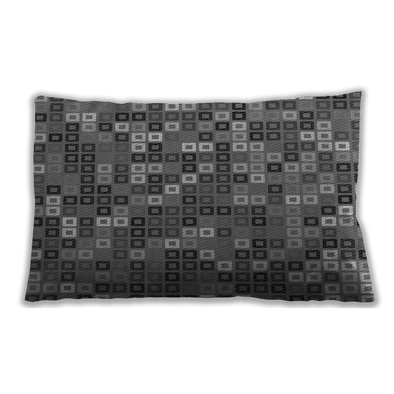 Ahgly Company Indoor Rectangular Contemporary Lumbar Throw Pillow, 13 inch by 19 inch