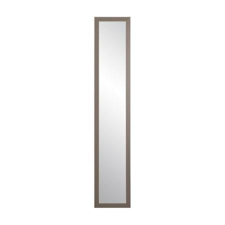 Brandtworks Rectangular Gray Slim Floor Mirror Walmart Com