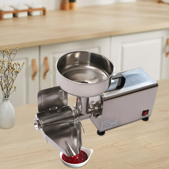 53.5*25*33.5cm 110V Silver Electric Tomato Strainer Stainless Steel Tomato Press for Ketchup Strawberry Sauce