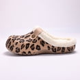 thumbnail image 4 of Pantuflas de algodón con suela de goma Pallene para mujer, cálidas, antideslizantes, impermeables, para el hogar, resistentes al desgaste, para exteriores, cómodas, 4 of 5