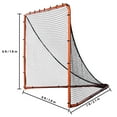 thumbnail image 5 of VEVOR Lacrosse Goal, 6' x 6' Lacrosse Net, Folding Portable Backyard Lacrosse Training Equipment, Steel Frame Training Net, Quick & Easy Setup Lacrosse Goal, Perfect for Youth Adult Training, Orange, 5 of 9