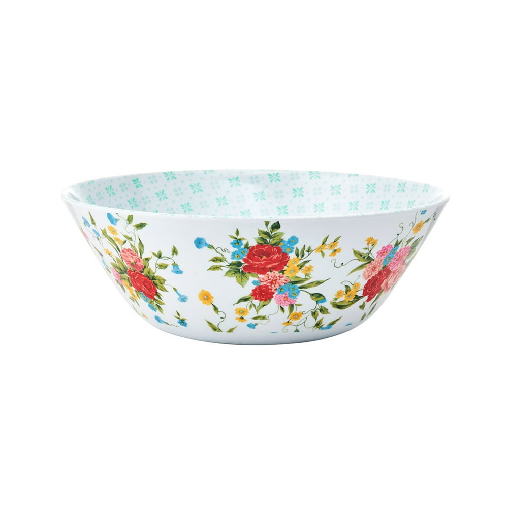 The Pioneer Woman Melamine Salad Bowl, Sweet Rose, 10