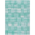 thumbnail image 2 of Addison Rugs Chantille Indoor/Outdoor Transitional Stripes Teal Machine Washable Rectangle Rug, 5' x 7'6", 2 of 8