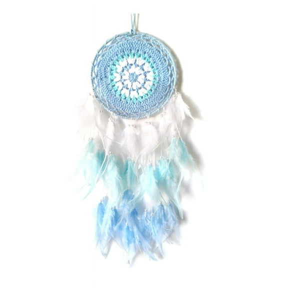 Dream Catcher Blue Dream Catcher for Bedroom Handmade Ornaments for Bedroom Wall Hanging Blessing Gifts