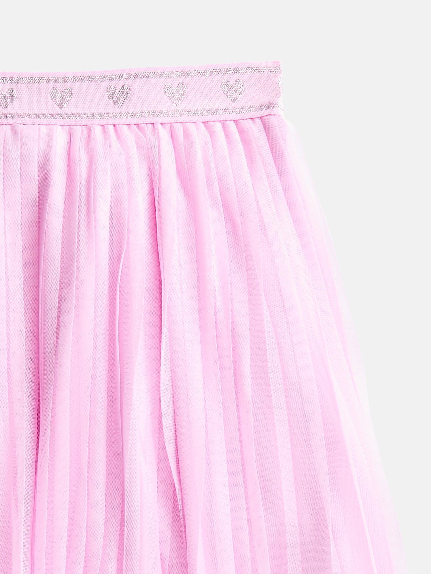 Wonder Nation Little Girls' Pleated Mesh Skirt, Sizes 4-10
